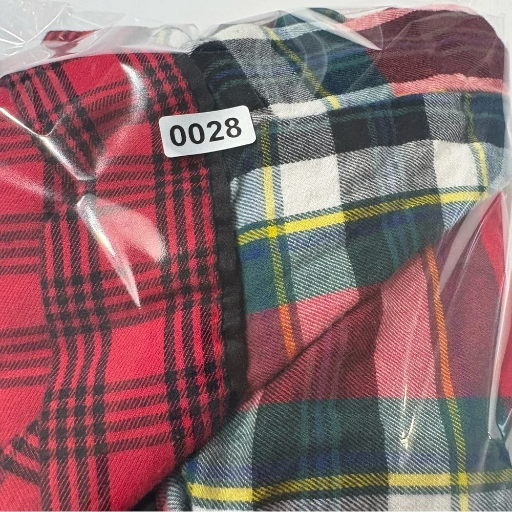 Victoria’s Secret Plaid Pajama Romper Rhinestone Dream Size M